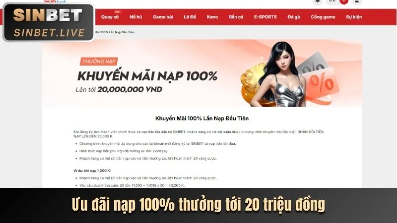 Ưu đãi mới nhất 8xBet